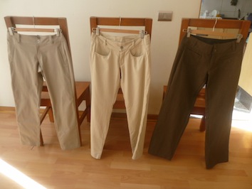 3 pantalones